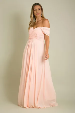 Krisp Multiway Neckline Occasion Maxi Dress