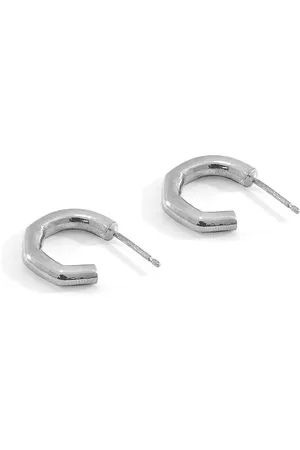 Anchor & Crew Gilbert Angled Circle Geometric Earring Studs