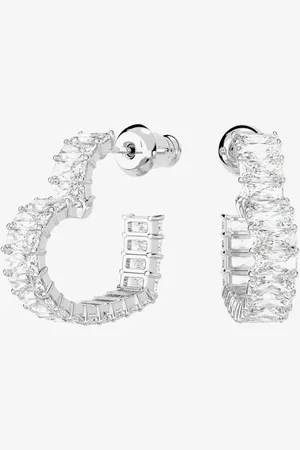 Swarovski Matrix Small Heart Hoop Earrings 5653170