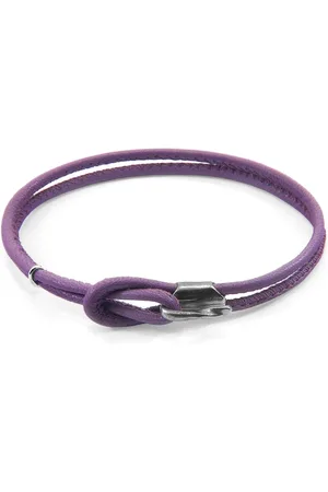 Anchor & Crew Orla Silver and Nappa Leather Bracelet