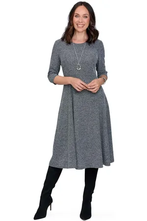 Amber Tweedy Dress and Necklace