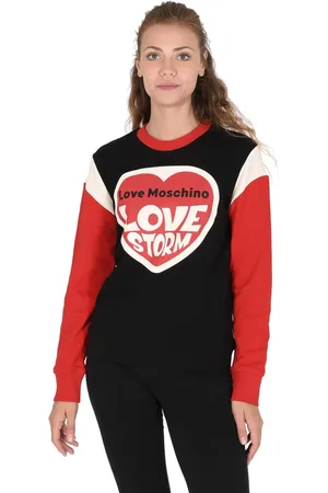 Moschino Love Storm Crew Neck Sweatshirt Women - Multicolor Sweatshirts
