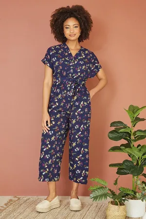 Yumi Recycled Sealife Print Jumpsuit