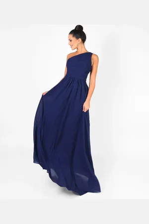 Krisp One Shoulder Evening Maxi Dress