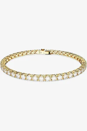 Swarovski Matrix White Plated Tennis Bracelet 5657664 M