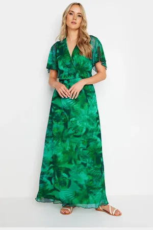 Long Tall Sally Tall Mesh Wrap Maxi Dress