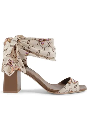 DEE OCLEPPO Bow Sandal Floral Print Women
