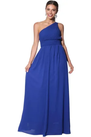 Krisp One Shoulder Evening Maxi Dress