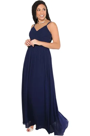 Krisp Crochet Back Strappy Chiffon Maxi Dress