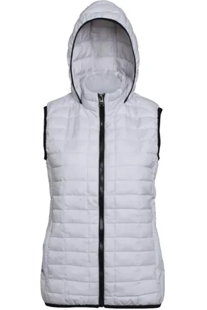 2786 Honeycomb Zip Up Hooded Gilet Bodywarmer