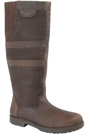 Woodland Hailey Waxy Leather Gusset Country Boot