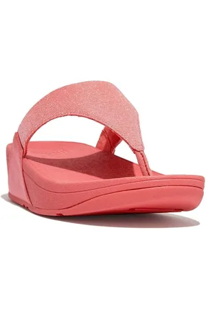FitFlop Lulu Shimmerlux Toe Post Sandals
