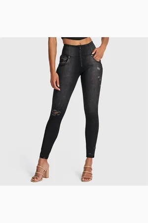 Freddy WR.UP SNUG Distressed High Waisted Full Length Jeans