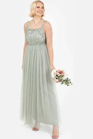 Maya Deluxe Embellished Strappy Maxi Dress