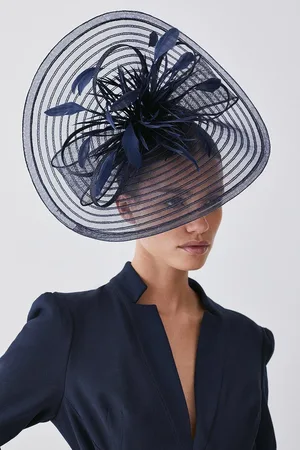 Karen Millen Feather Detail Fascinator