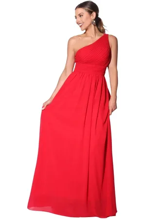 Krisp One Shoulder Evening Maxi Dress