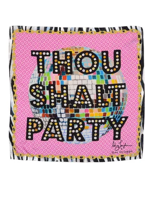 DEE OCLEPPO Disco Ball Scarf Thou Shalt Party Women - Multicolor Scarves