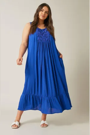 Evans Broderie Maxi Dress