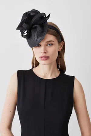 Karen Millen Asymmetric Bow Headband Fascinator