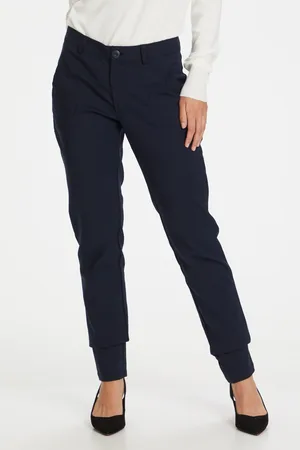 Kaffe Vera Suit Trousers-Plain