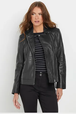 M&Co Leather Biker Jacket