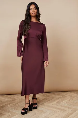 Oasis Occasion Satin Cowl Bias Midaxi Dress