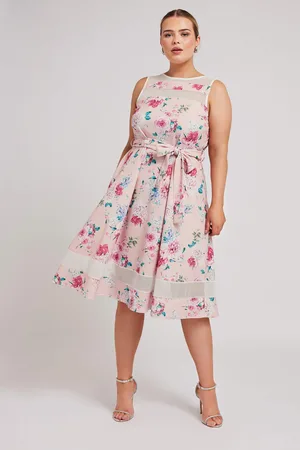 Yours Floral Print Skater Dress