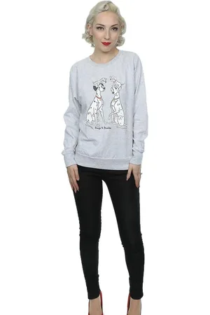 101 Dalmatians Pongo And Perdita Heather Sweatshirt