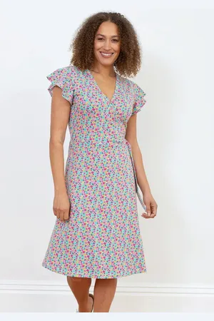 Kite Highcliffe Jersey Wrap Dress Petal Perfume