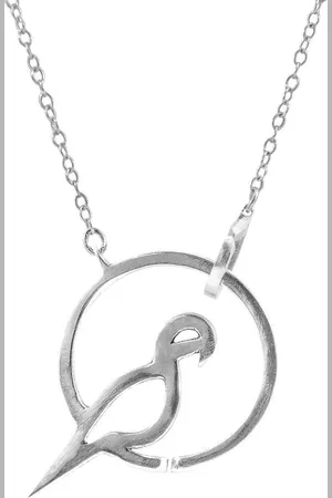 Anchor & Crew Perched Parrot Link Paradise Necklace Pendant