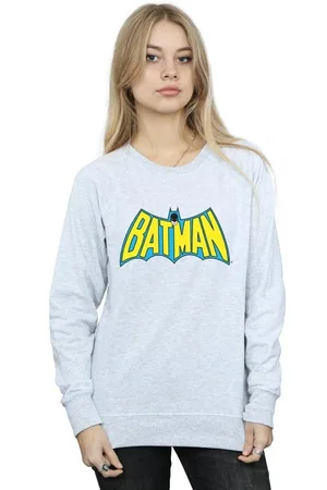 Batman Retro Logo Heather Sweatshirt