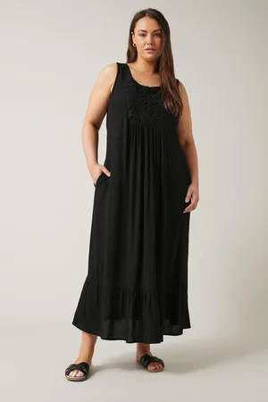 Evans Broderie Maxi Dress