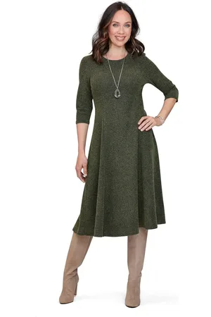Amber Tweedy Dress and Necklace