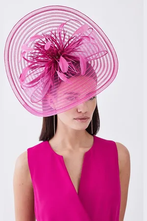 Karen Millen Feather Detail Fascinator