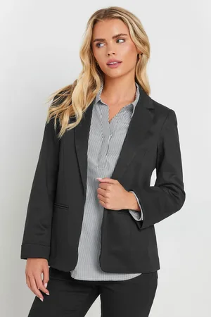 M&Co Petite Ponte Blazer