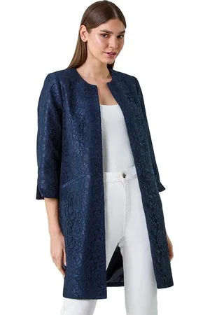 Roman Lace Longline Formal Jacket