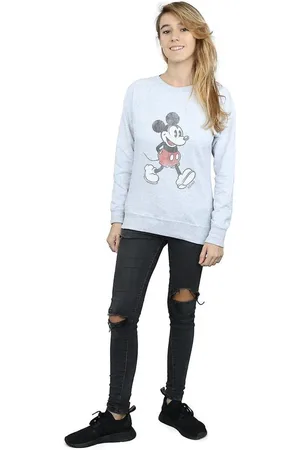 Disney Walking Mickey Mouse Heather Sweatshirt