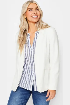 M&Co Collarless Blazer