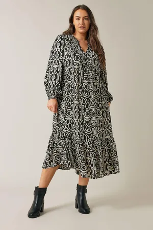 Evans Tiered Midi Dress