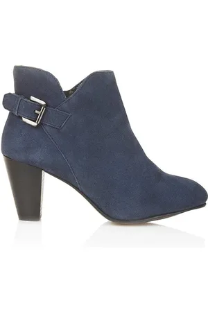 Silver Street Emma Suede Ankle Heel Boot