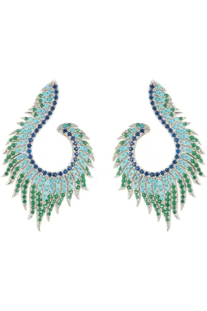 Latelita Flame Earrings Cold Ice Silver