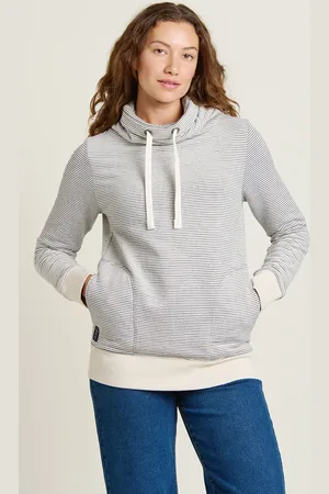Brakeburn Stripe Cowl Neck Sweatshirt