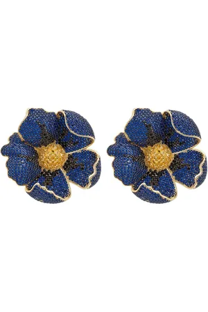 Latelita Poppy Sapphire Earrings Gold
