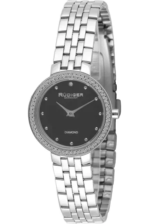 Rudiger Gold Quartz Stainless Steel White Dial Watch
