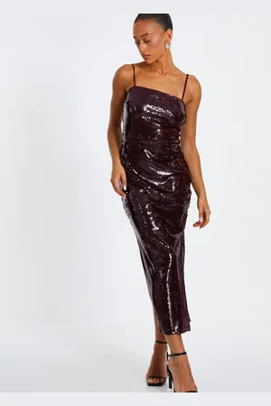 Quiz Sequin Midaxi Dress
