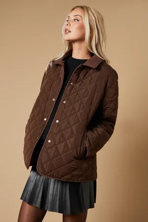 Oasis Padded Cord Collar Jacket