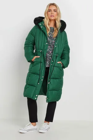 M&Co Petite Longline Padded Puffer Coat