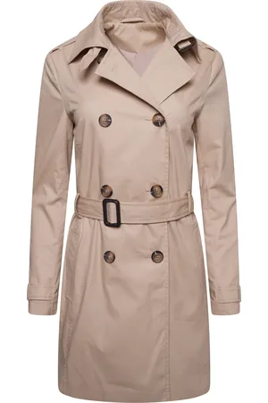 Elle Tina Double Breasted Trench Coat