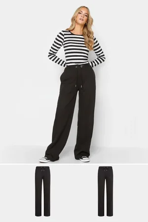 Long Tall Sally Tall 2 Pack Basic Wide Leg Joggers