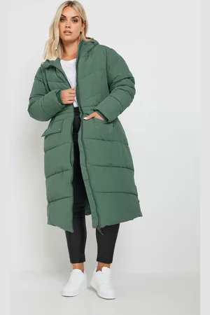 Yours Borg Hooded Padded Coat